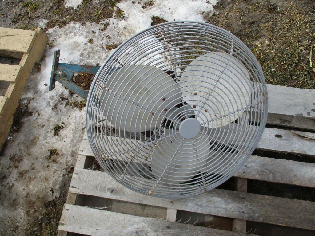 24" hanging fan, 1/3 hp elect motor