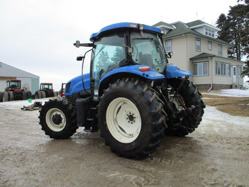 2006 New Holland TS115A Plus, MFWD, cab, AC, heat, radio, 8,333 hrs. 3pt. 3 hyd. 540 & 1000 PTO,