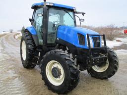 2006 New Holland TS115A Plus, MFWD, cab, AC, heat, radio, 8,333 hrs. 3pt. 3 hyd. 540 & 1000 PTO,