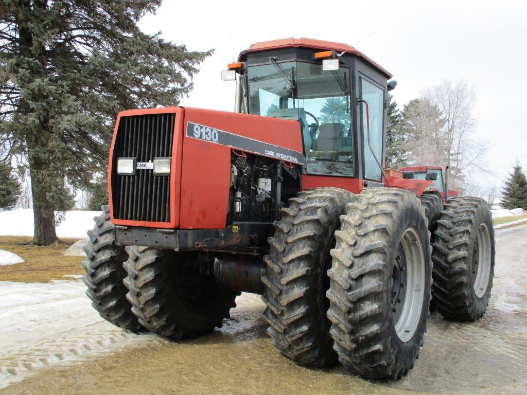 Case IH 9130, 4wd, cab AC, heat, 7,235 hrs. 3pt. 3 hyd, PTO, 18.4R x 38 duals SN#17901298