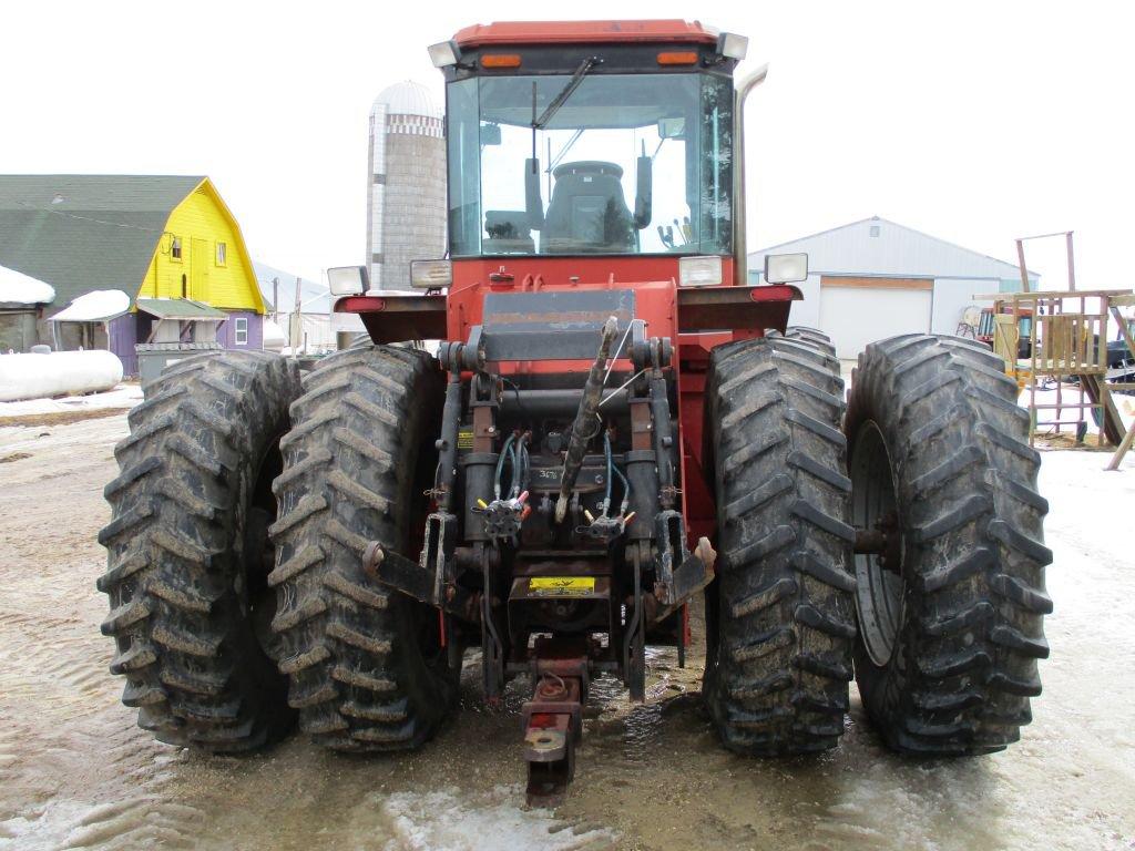 Case IH 9130, 4wd, cab AC, heat, 7,235 hrs. 3pt. 3 hyd, PTO, 18.4R x 38 duals SN#17901298