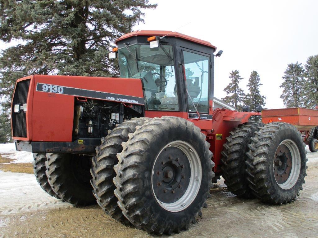 Case IH 9130, 4wd, cab AC, heat, 7,235 hrs. 3pt. 3 hyd, PTO, 18.4R x 38 duals SN#17901298