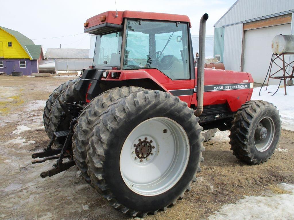 Case IH 7110 MFWD, cab, AC, heat, radio, 11,345 hrs. 3pt. dual hyd, PTO, 18.4 x 42 Ax. mnt duals