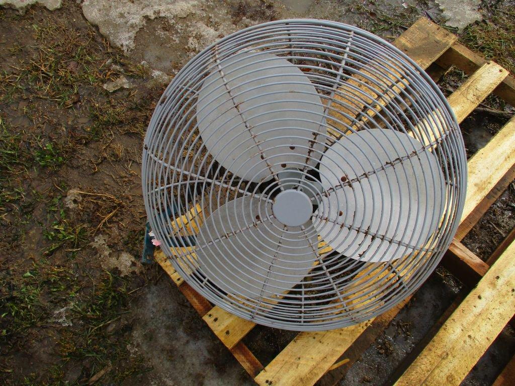 24" Hanging fan, 1/3 hp elect motor