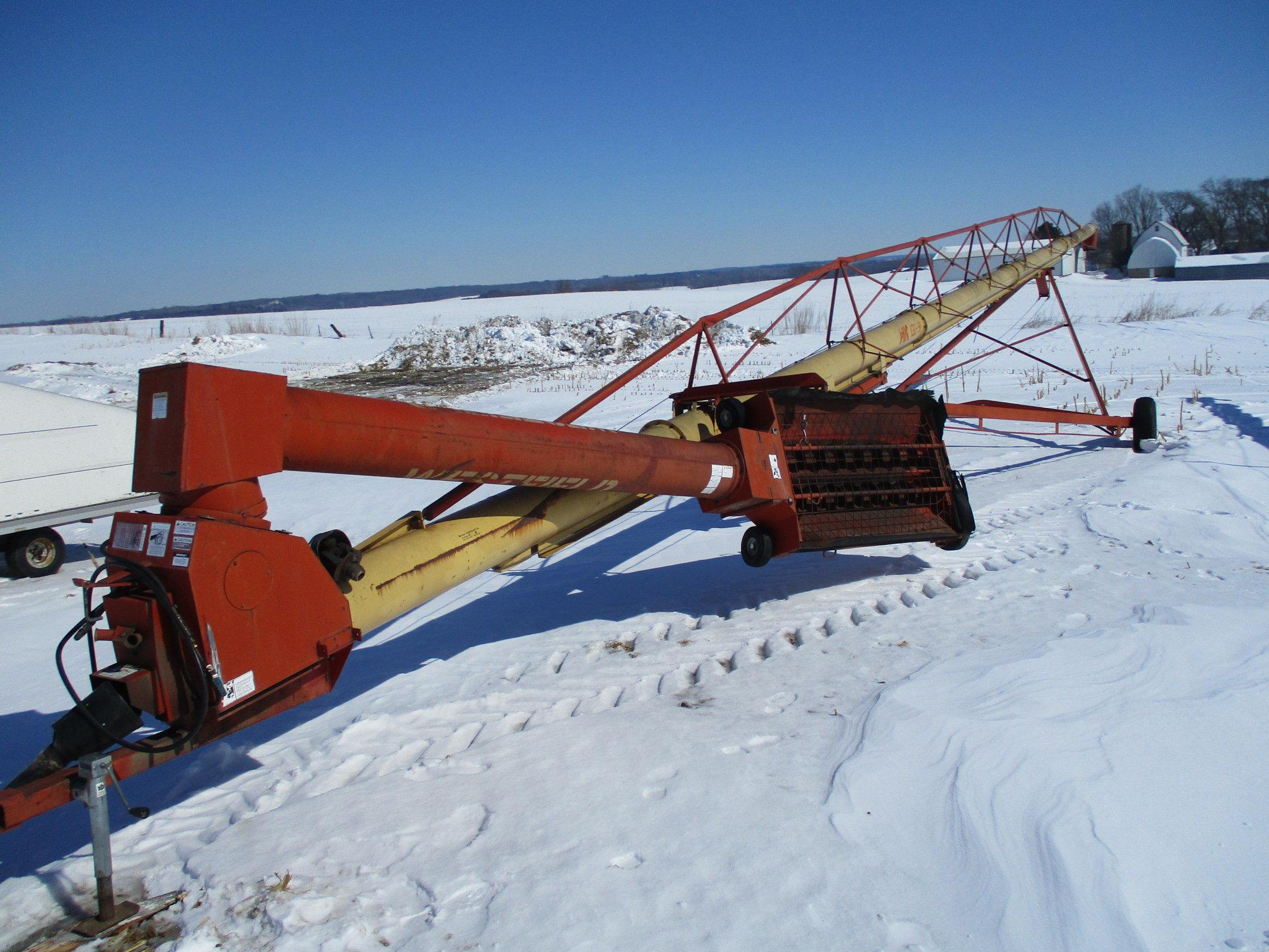 Westfield MK 130-91, 13" x 91' auger, swing hopper