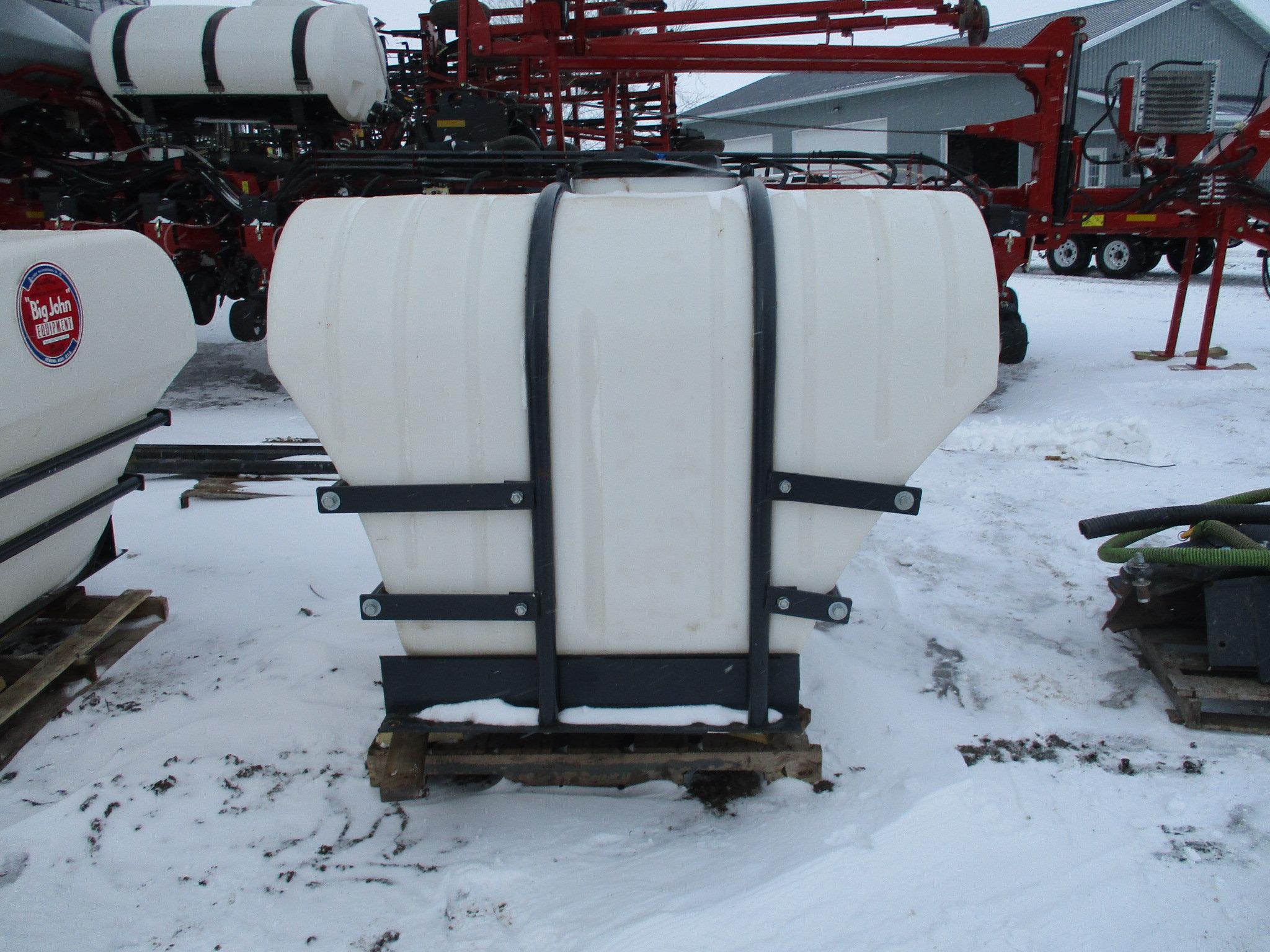 Big John twin 500 gal saddle tanks w/brackets, was mnt on Case IH 450