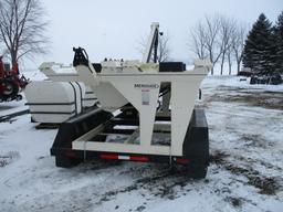 2008 Friesen seed Titan 4SE, 4 box seed tender, tandem axle trailer, front auger, Honda motor