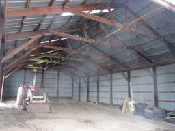 30' x 60' Metal pole shed, must be removed from the farm by July 1st 2018, NO EXCEPTIONS