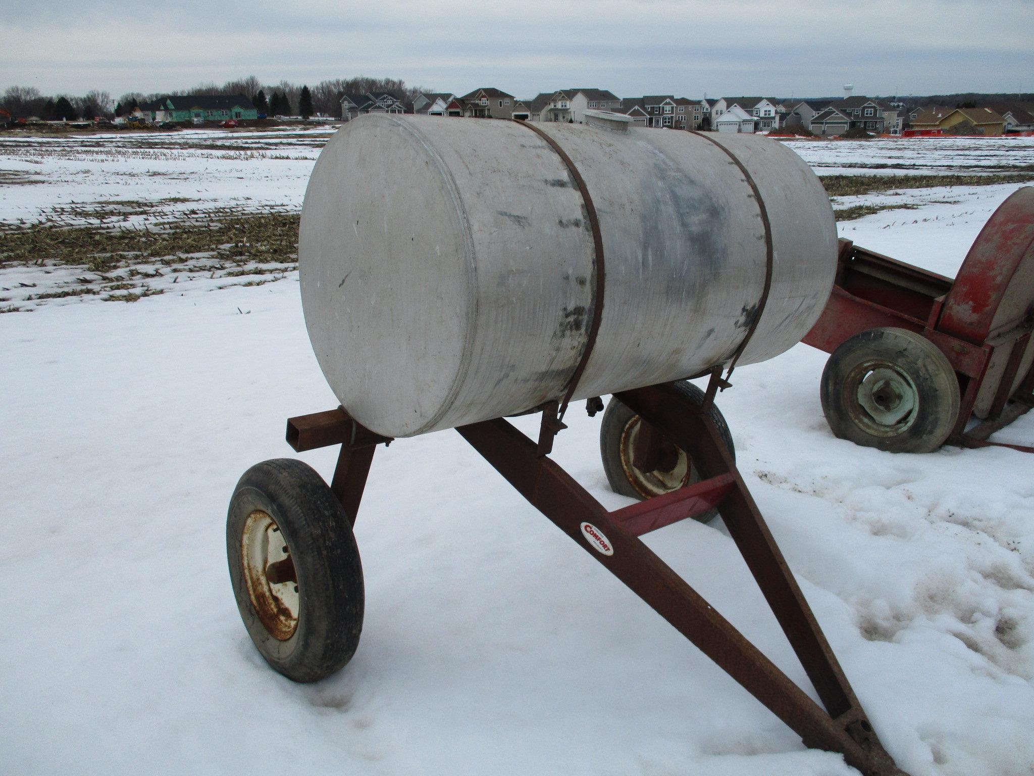 240 Gal. stainless steal tank on cart