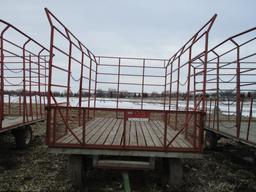 9' x 16' Minnesota metal thrower wagon, JD 1065 gear