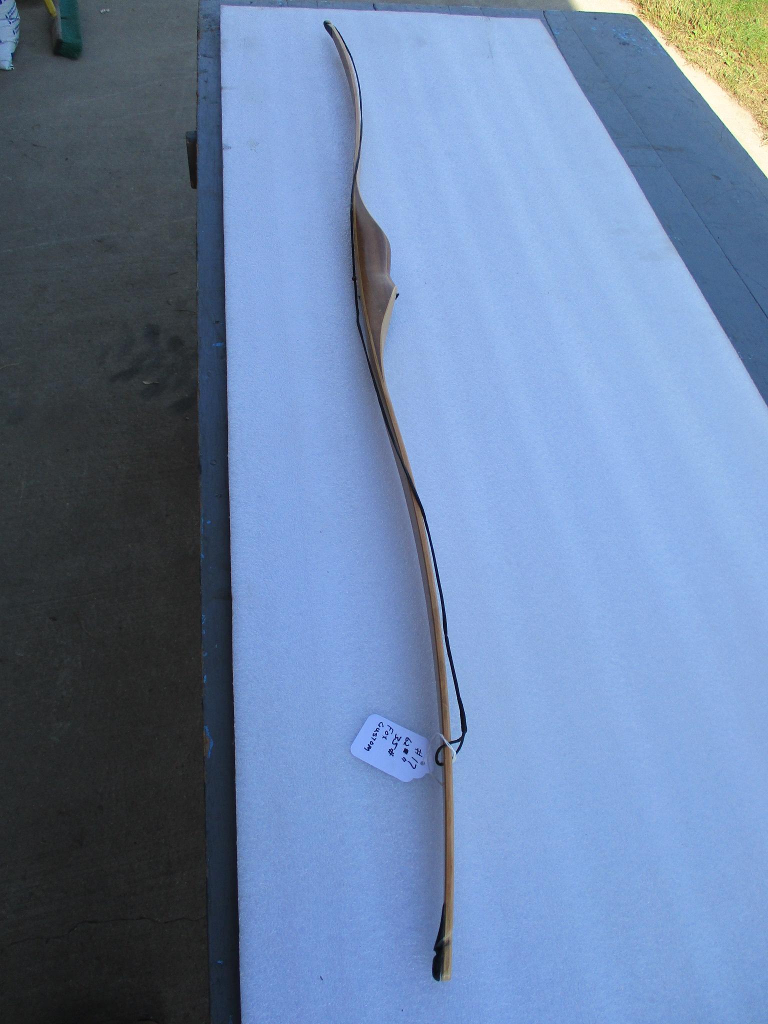 Fox Custom 62" 35# long bow