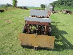 Pulling sled w/VW engine & rear end & drive on scale