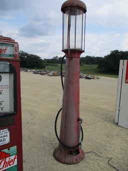 Visable gas pump