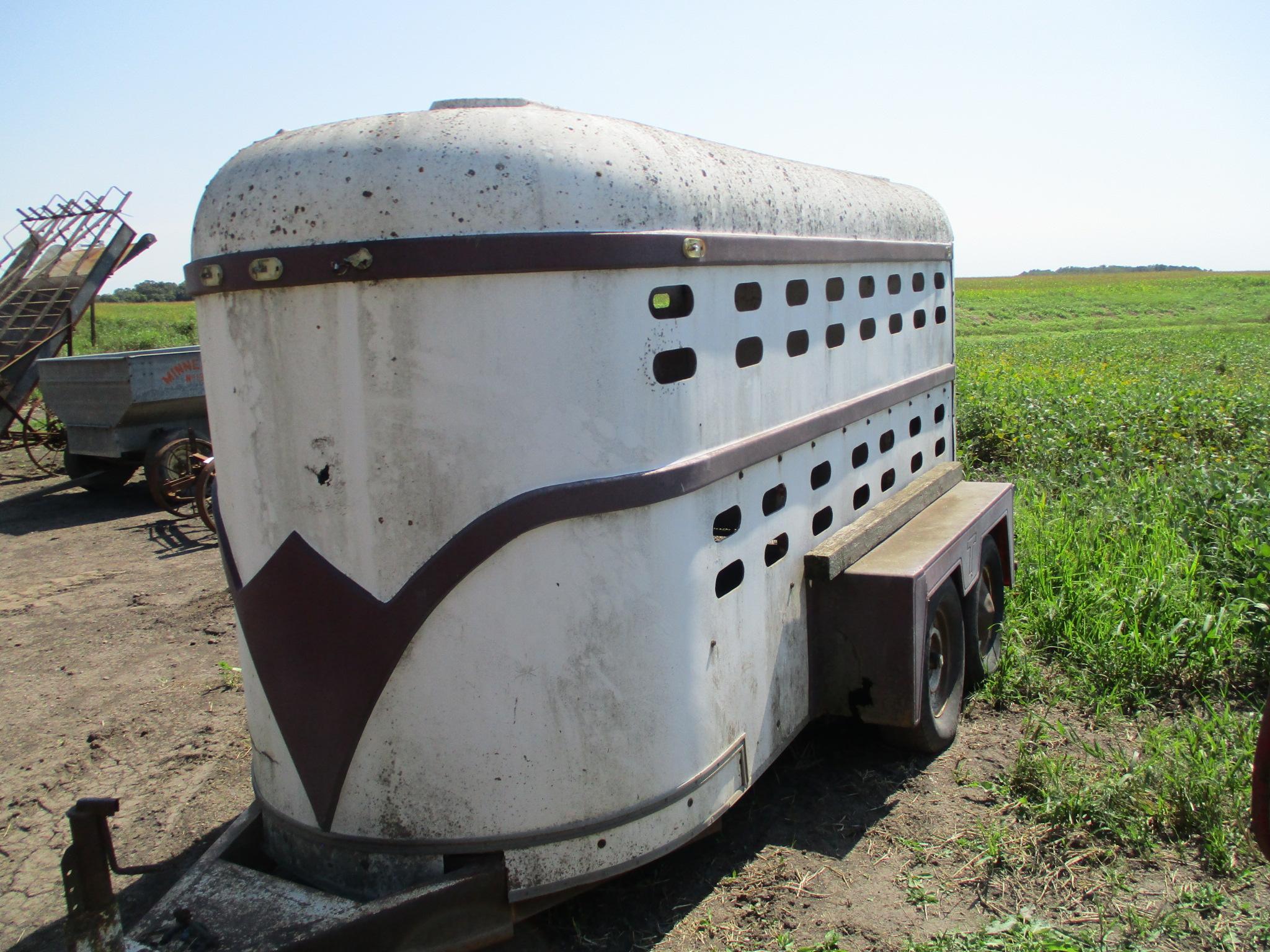 16 ft. cattle trailer, tandem axle, NO title