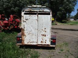 16 ft. cattle trailer, tandem axle, NO title