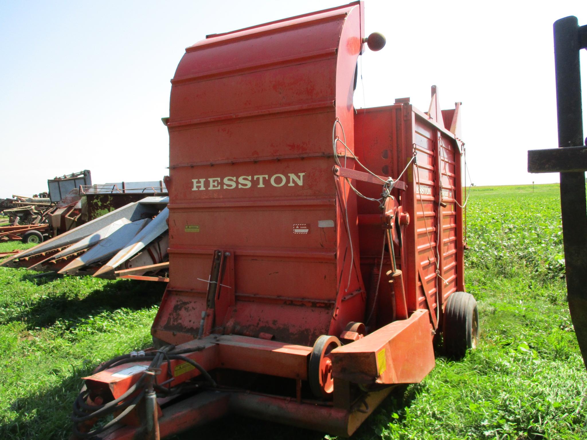 Hesston stack hand 10 stacker