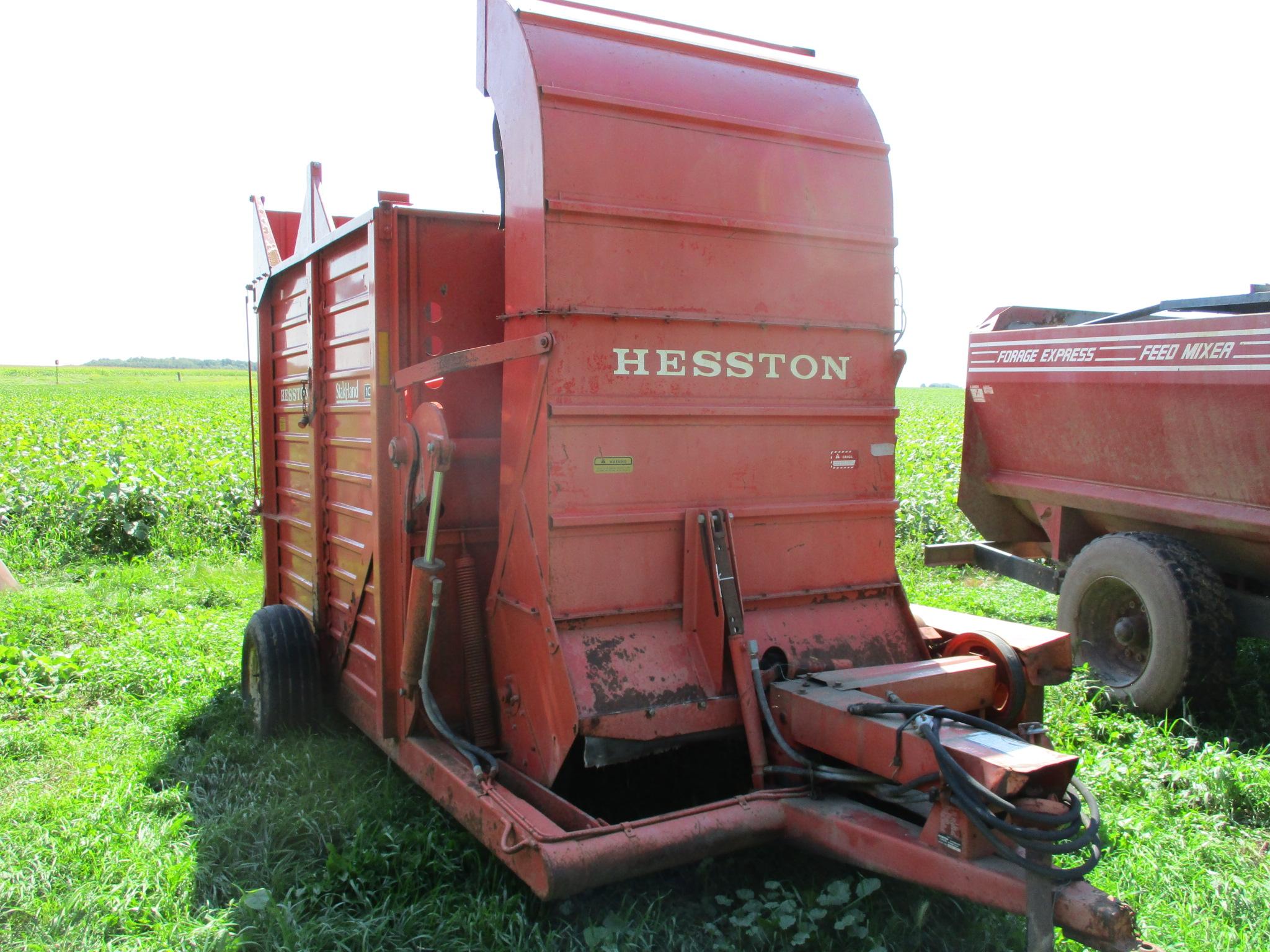 Hesston stack hand 10 stacker