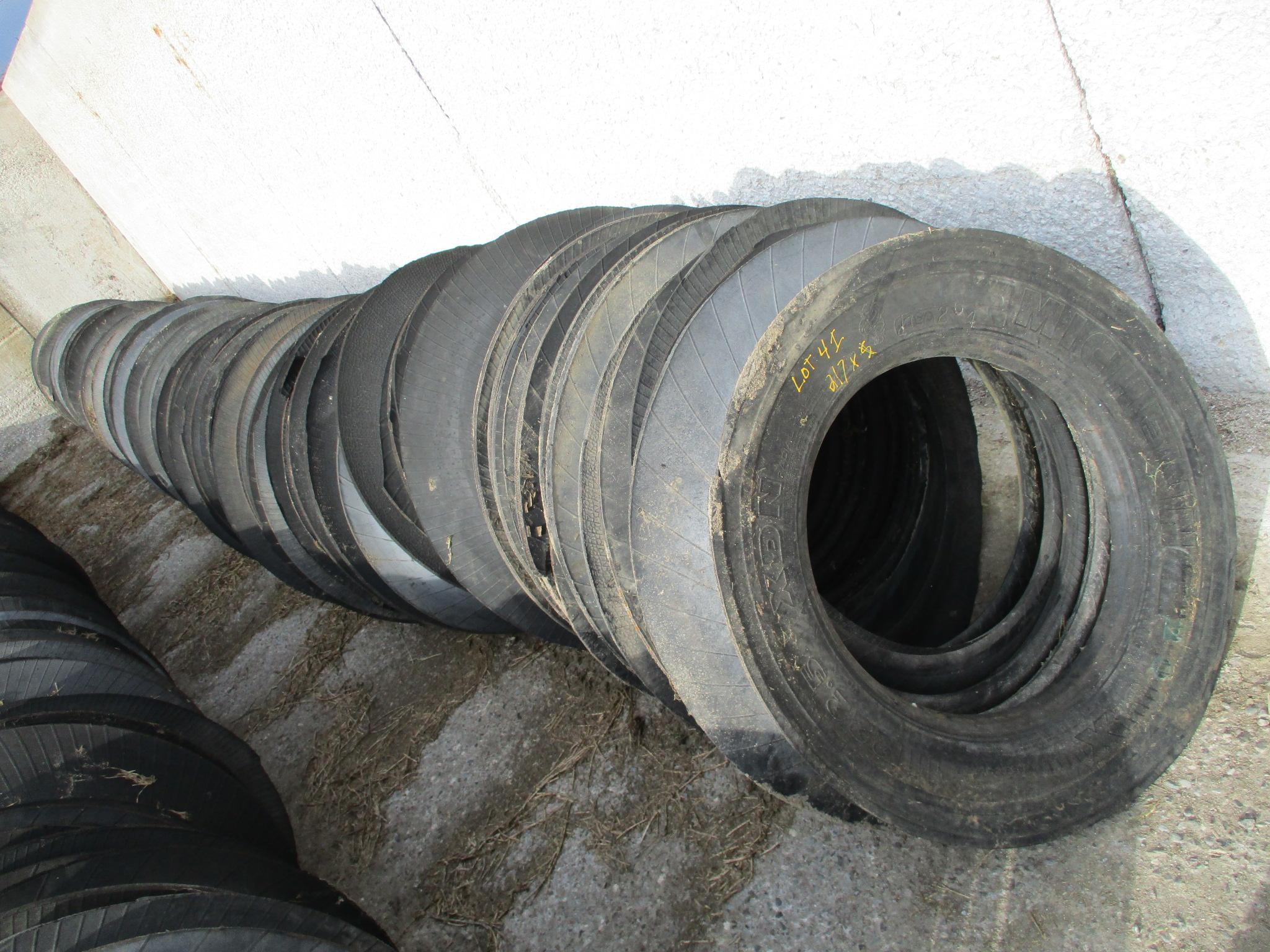 217 Tire sidewalls for bunker cover weights, SELLS 217 X $