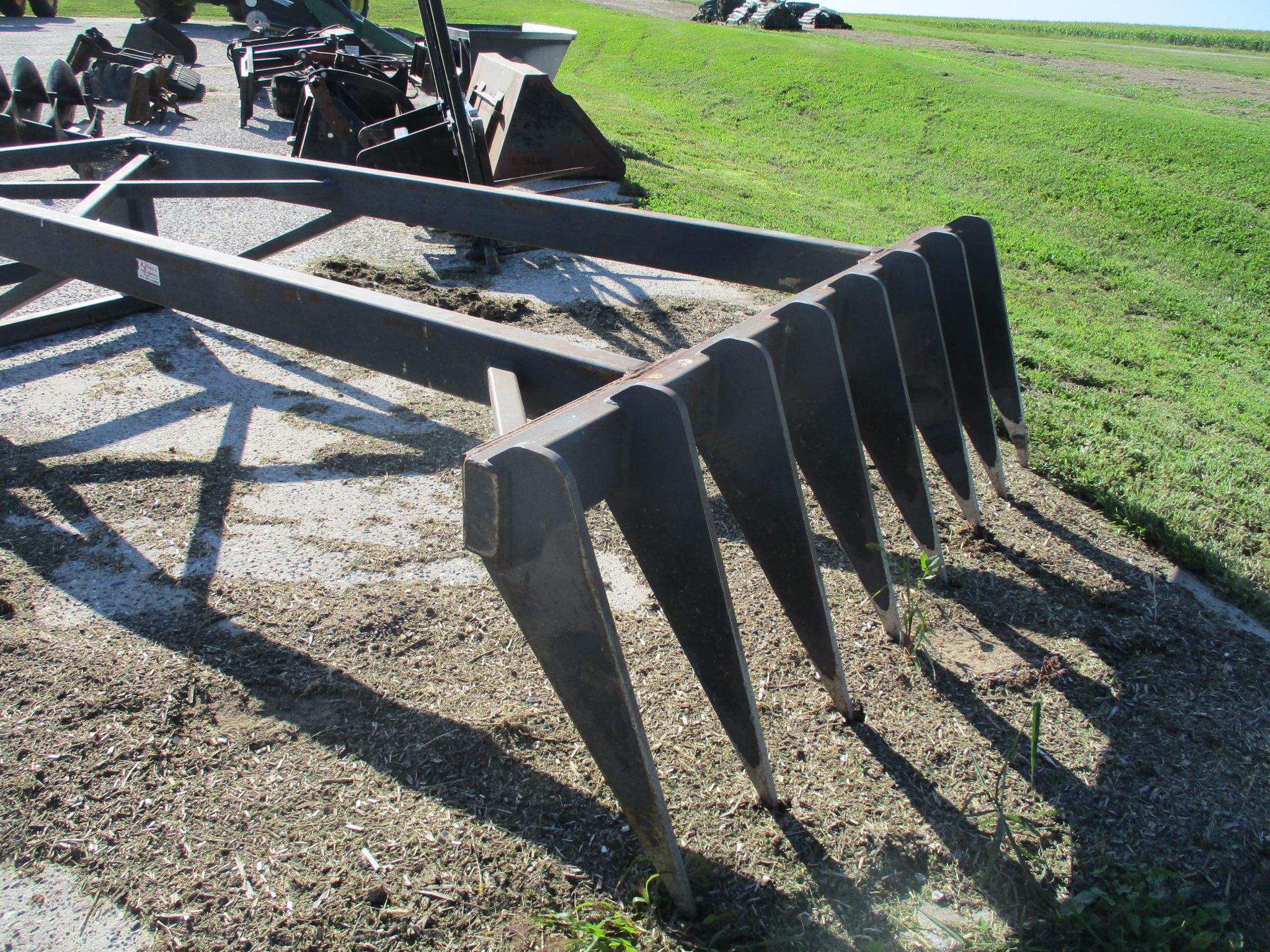 Kehren Industries silage rake, JRB coupler