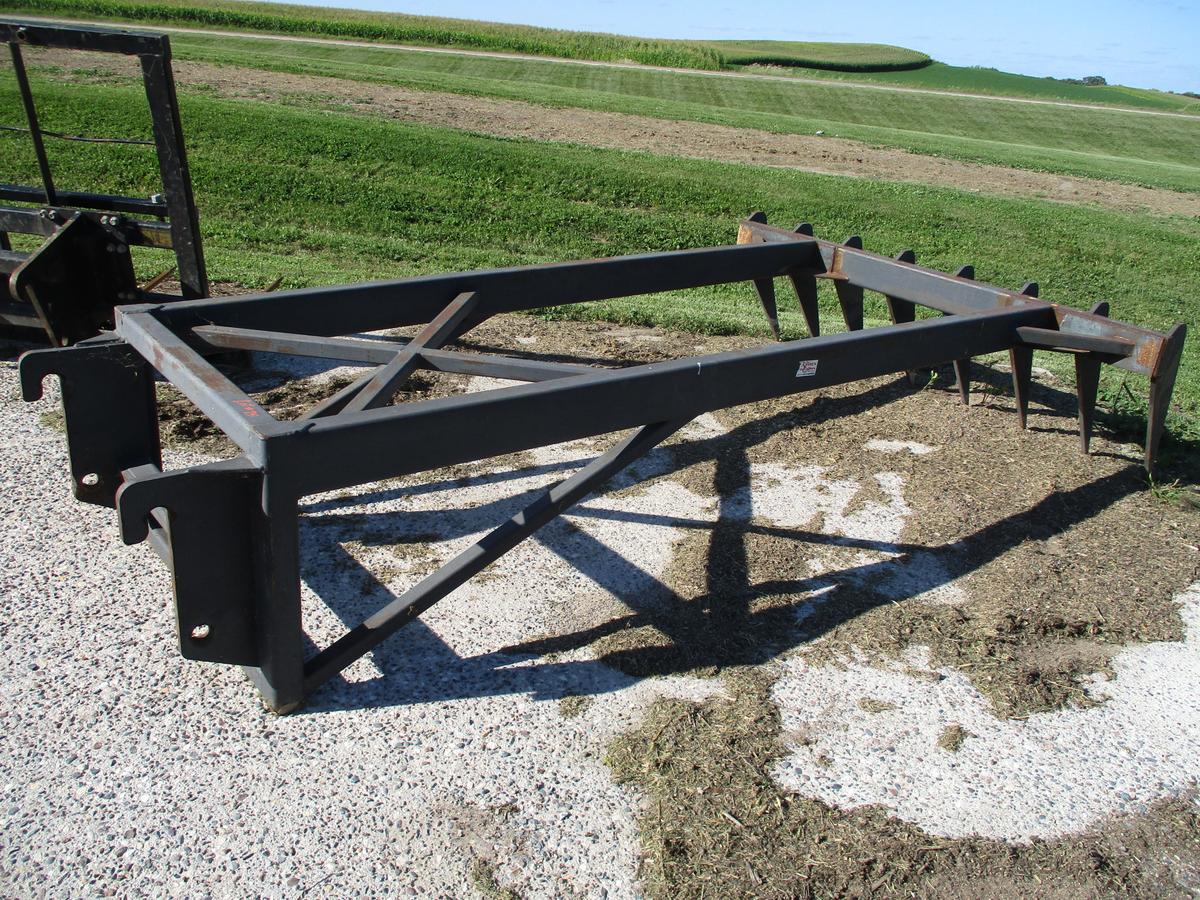 Kehren Industries silage rake, JRB coupler