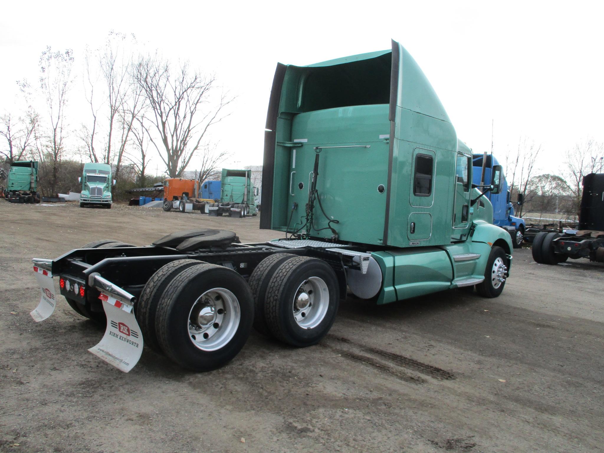 2013 Kenworth T660, 509,826 Act one owner miles, Aerocab single bunk sleeper, Cummins ISX, 450 hp