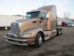 2013 Kenworth T660, 571,931 Act one owner miles, Aerocab single bunk sleeper, Cummins ISX, 450 hp