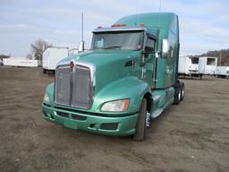 2013 Kenworth T660, 628,191 Act one owner miles, Aerocab single bunk sleeper, Cummins ISX, 450 hp