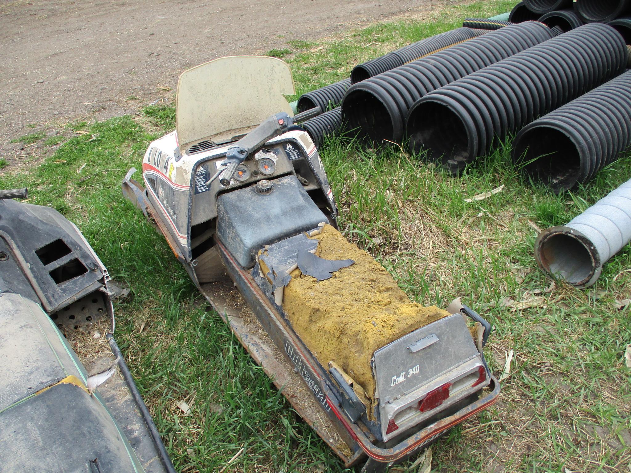 1974 Polaris Colt 340 snowmobile, not running