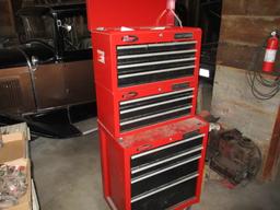Craftsman tool box, 3 section, 13 total drawers