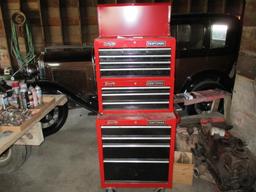 Craftsman tool box, 3 section, 13 total drawers
