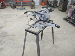 Ironton sliding power miter box on stand