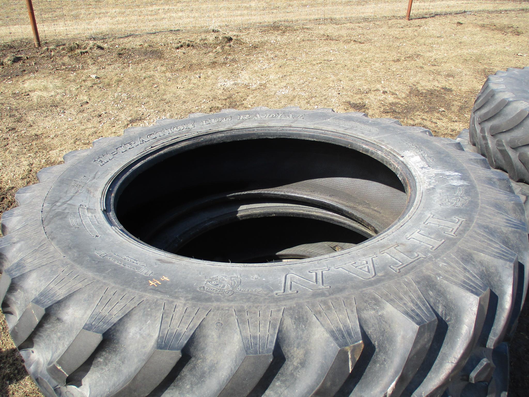 (2) Titan 480/80R 42 tires