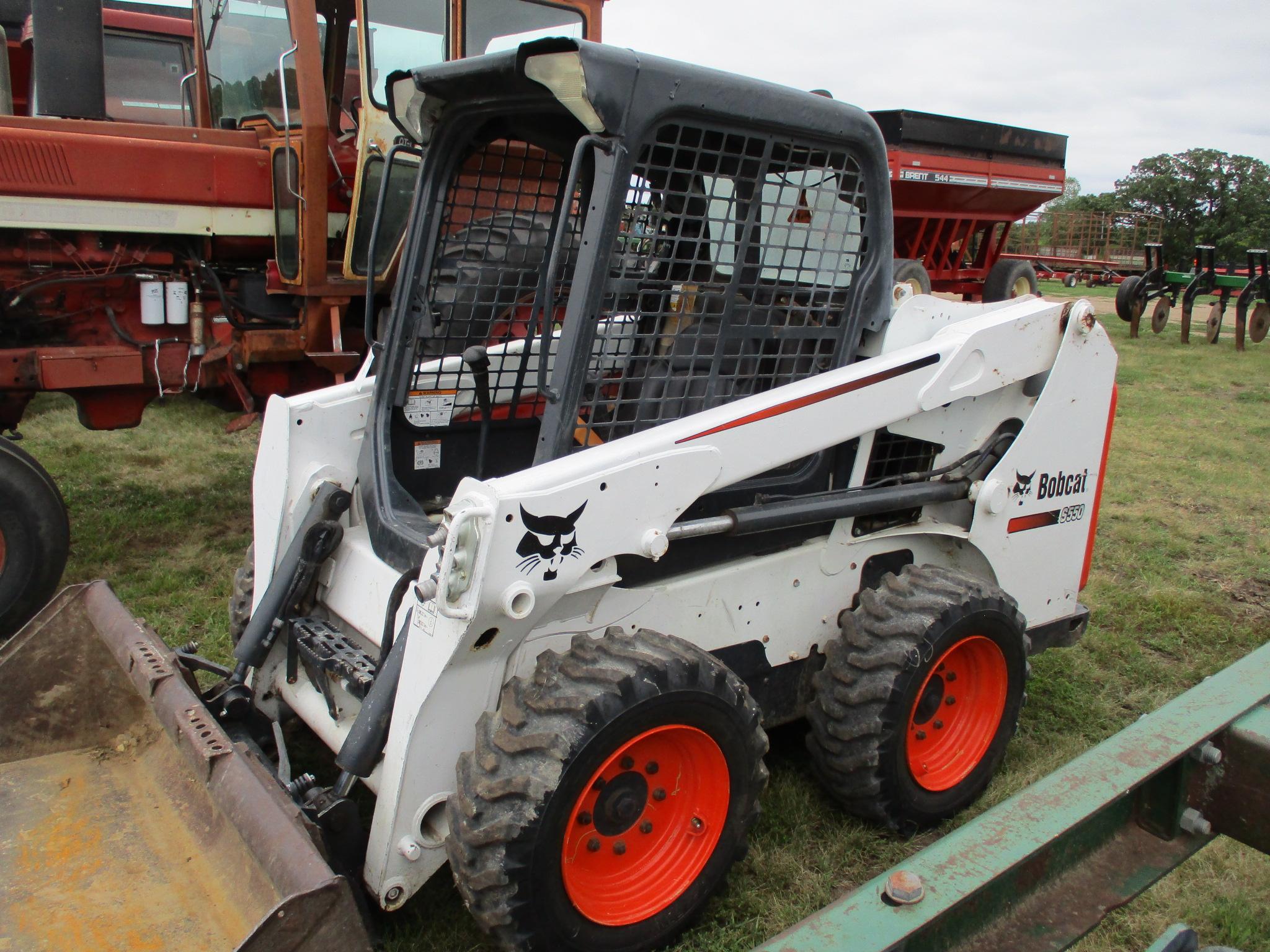 2016 Bob Cat S550, 1,542 Hrs. showing, 67" bucket, SN#AHGM12495, runs & ooperates