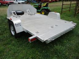 2015 Aluma MC210, 61/2' x 12' trailer, rear ramp, spare tire