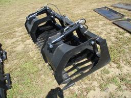 New unused 7' Hyd grapple skid loader mount