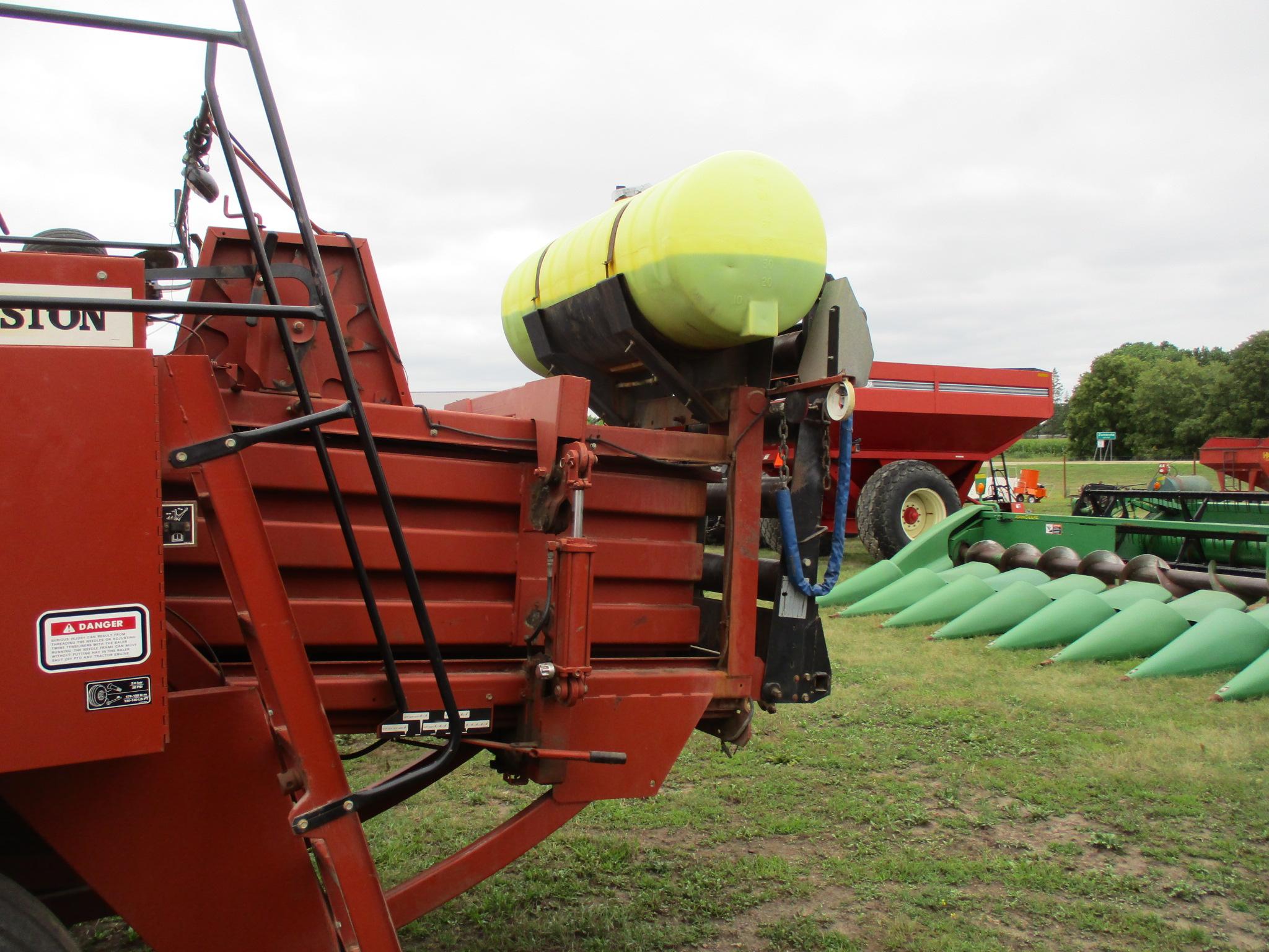 Hesston 4755 Large square baler, 39,700 bales, knotter rebuilt @ 25,000 bales