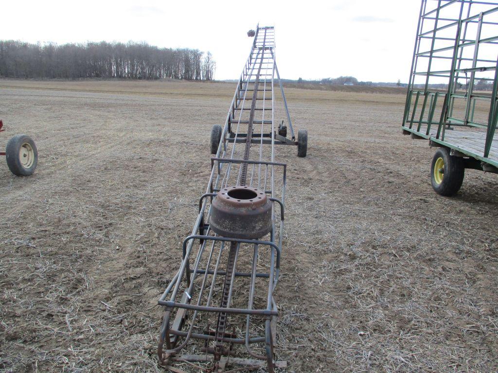 40' Bale conveyor w/elect motor