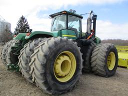 2010 John Deere 9630, 4WD, 4,078 Hrs. 4 Hyd wheel weights, cab, AC, heat, radio, 800/70R-38 duals