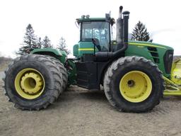 2010 John Deere 9630, 4WD, 4,078 Hrs. 4 Hyd wheel weights, cab, AC, heat, radio, 800/70R-38 duals