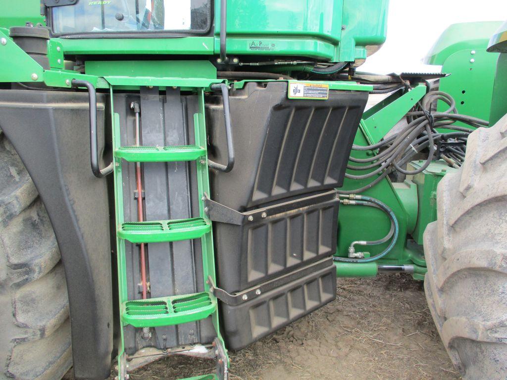 2010 John Deere 9630, 4WD, 4,078 Hrs. 4 Hyd wheel weights, cab, AC, heat, radio, 800/70R-38 duals