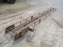 18' Bale conveyor w/elect motor