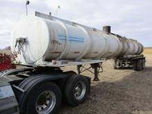 1996 Heil 8000 Gal. Alum semi manure tanker, top inlet fill, rear discharge