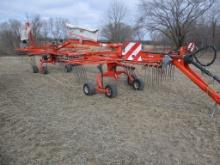 Kuhn GA 9032 Master Drive twin rotary rake