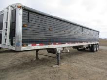 2009 Timpte 42' hopper bottom trailer, 72" sides, roll tarp, Ag hoppers, air ride, New sub frame