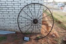 Antique Hay Rake Steel Wheel