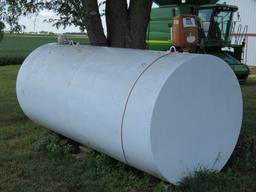 2000 GALLON FUEL BARREL W/ELECTRIC PUMP