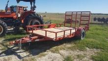 2023 P & C Trailer Utility Trailer