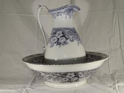 Matching Bowl 15" and Pitcher 13"  Crown Mark