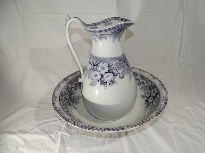 Matching Bowl 15" and Pitcher 13"  Crown Mark