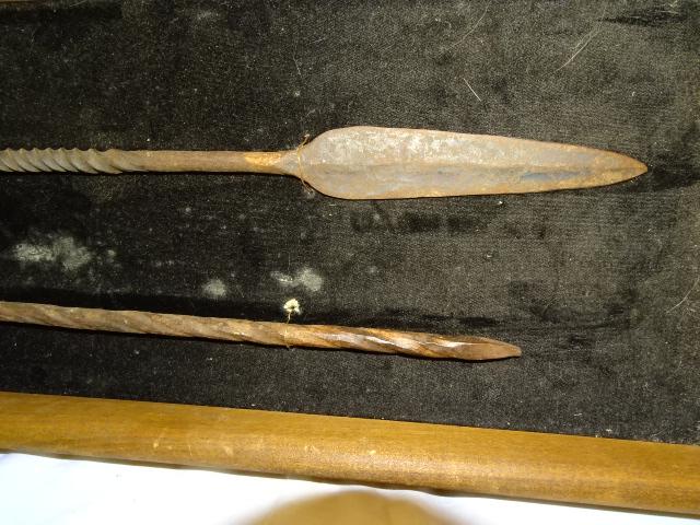 2 Appalachian Bear Spear Heads-Vintage